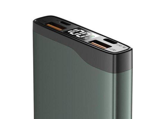 Внешний аккумулятор OLMIO QL-10, 10000mAh, gray